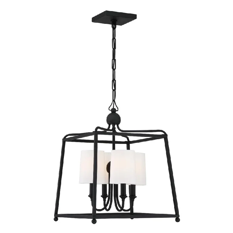 Chandeliers with Murano Glass for a High - End Artistic TouchChandeliers with Murano Glass for a High - End Artistic TouchLibby Langdon Sylvan 4 Light Black Forged Mini Chandelier Chandeliers with Murano Glass for a High - End Artistic TouchChandeliers with Murano Glass for a High - End Artistic TouchLibby Langdon Sylvan 4 Light Black Forged Mini Chandelier