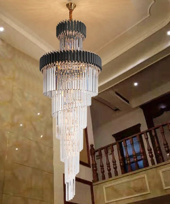 Small Chandeliers for Compact RoomsSmall Chandeliers for Compact RoomsLuxury Modern Crystal Chandelier For Staircase Long Loft Black Light Fixture Villa Lobby Living Room Small Chandeliers for Compact RoomsSmall Chandeliers for Compact RoomsLuxury Modern Crystal Chandelier For Staircase Long Loft Black Light Fixture Villa Lobby Living Room