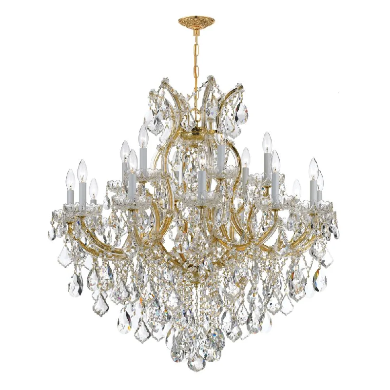 Bohemian - Style Beaded Chandeliers for Eclectic DecorBohemian - Style Beaded Chandeliers for Eclectic DecorMaria Theresa 19 Light Clear Italian Crystal Gold Chandelier Bohemian - Style Beaded Chandeliers for Eclectic DecorBohemian - Style Beaded Chandeliers for Eclectic DecorMaria Theresa 19 Light Clear Italian Crystal Gold Chandelier