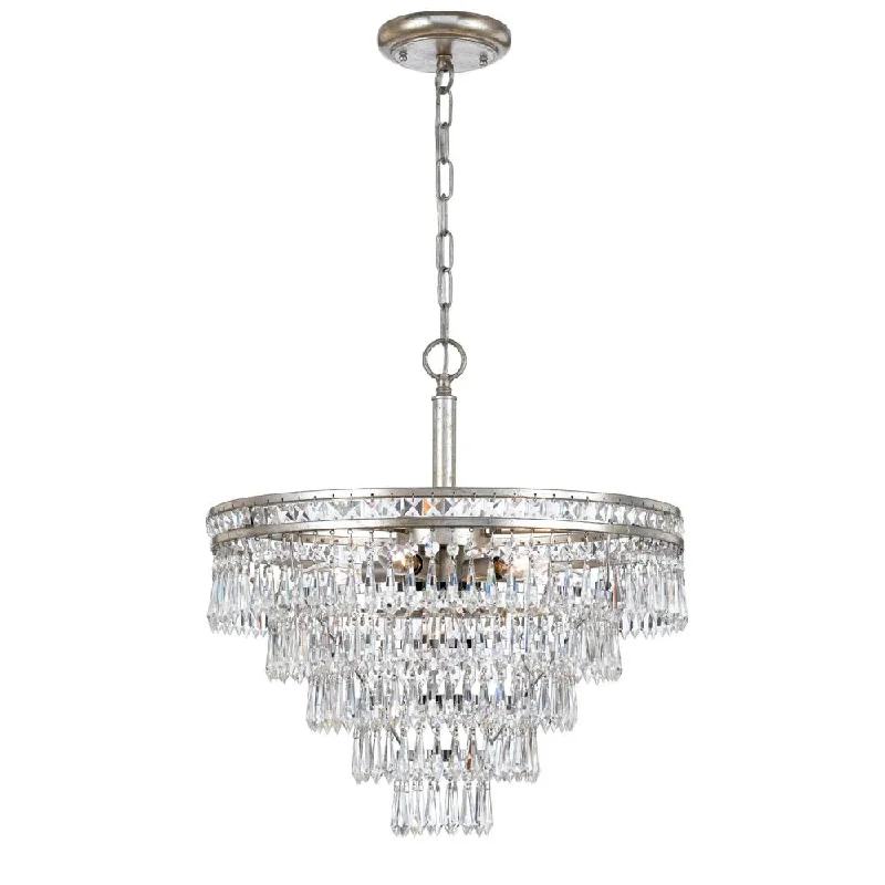 Chandeliers with Colored Glass for a Splash of ColorChandeliers with Colored Glass for a Splash of ColorMercer 7 Light Hand Cut Crystal Olde Silver Convertible Chandelier Chandeliers with Colored Glass for a Splash of ColorChandeliers with Colored Glass for a Splash of ColorMercer 7 Light Hand Cut Crystal Olde Silver Convertible Chandelier