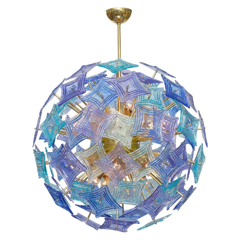 Chandeliers with Pendant Lights for a Stylish LookChandeliers with Pendant Lights for a Stylish LookMurano Glass Blue and Purple Sputnik