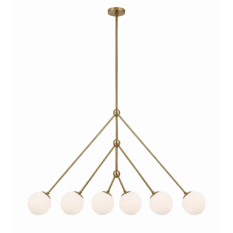 Oversized Chandeliers as a Statement Piece in Living RoomsOversized Chandeliers as a Statement Piece in Living RoomsOmni 6 Light Aged Brass Chandelier