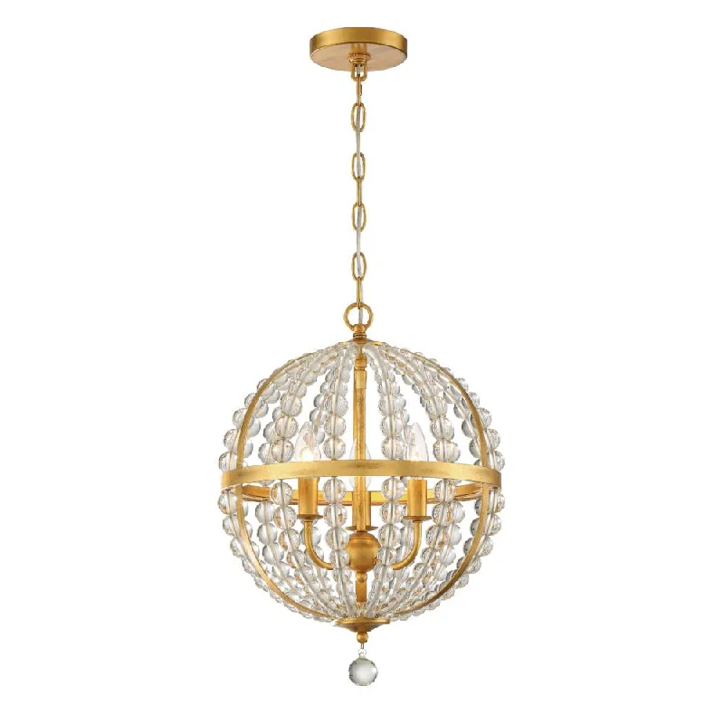 Chandeliers for Dining Rooms to Set the Mood for MealsChandeliers for Dining Rooms to Set the Mood for MealsRoxy 3 Light Antique Gold Mini Chandelier