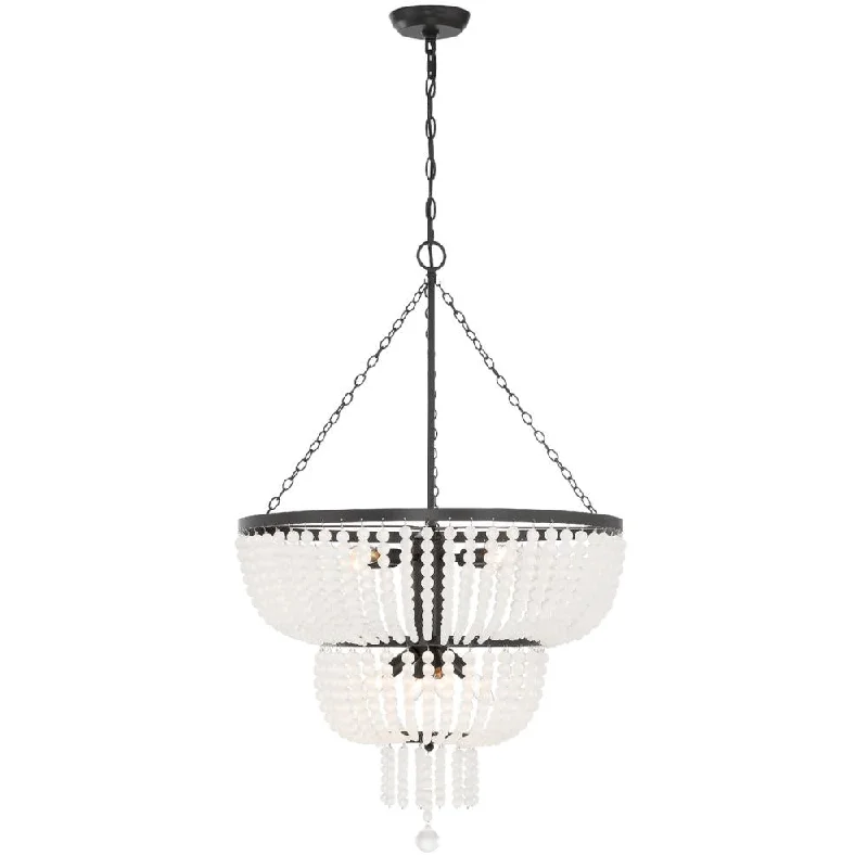Modern Crystal Chandeliers for Contemporary HomesModern Crystal Chandeliers for Contemporary HomesRylee 8 Light Matte Black Chandelier