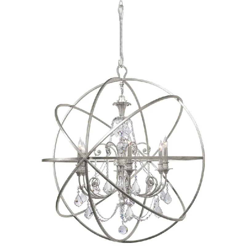 LED Chandeliers for Energy - Efficient LightingLED Chandeliers for Energy - Efficient LightingSolaris 6 Light Olde Silver Chandelier