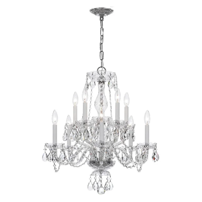Chandeliers with Adjustable Height for Custom InstallationChandeliers with Adjustable Height for Custom InstallationTraditional Crystal 10 Light Swarovski Strass Crystal Polished Chrome Chandelier Chandeliers with Adjustable Height for Custom InstallationChandeliers with Adjustable Height for Custom InstallationTraditional Crystal 10 Light Swarovski Strass Crystal Polished Chrome Chandelier