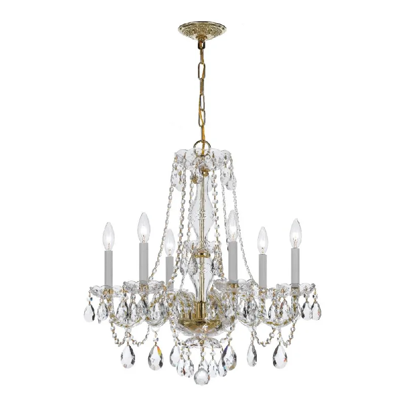 Chandeliers with Candle - Style Bulbs for a Classic AestheticChandeliers with Candle - Style Bulbs for a Classic AestheticTraditional Crystal 6 Light Crystal Polished Brass Chandelier Chandeliers with Candle - Style Bulbs for a Classic AestheticChandeliers with Candle - Style Bulbs for a Classic AestheticTraditional Crystal 6 Light Crystal Polished Brass Chandelier