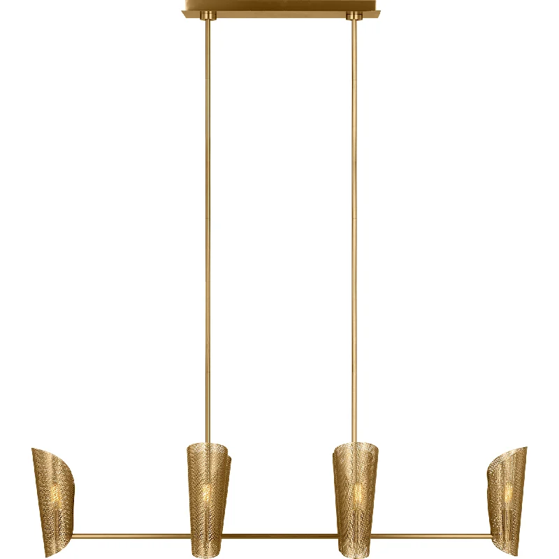 Chandeliers with Dimmable Lights for Ambiance ControlChandeliers with Dimmable Lights for Ambiance ControlPlivot 6-Light Large Linear Chandelier