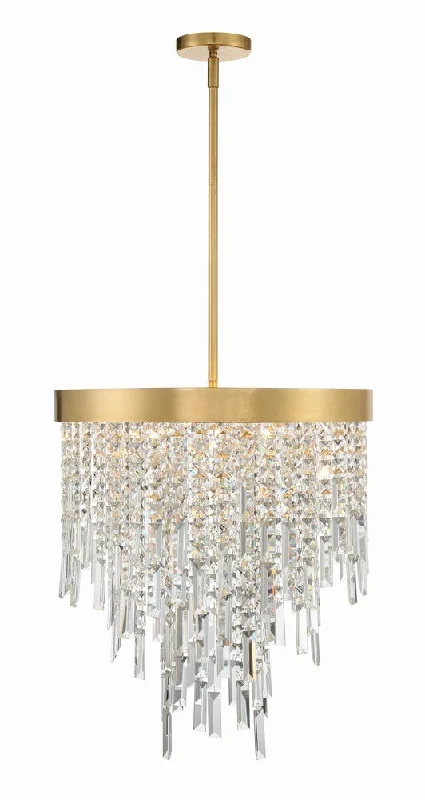 Chandeliers with Frosted Glass for a Softer Light DiffusionChandeliers with Frosted Glass for a Softer Light DiffusionWinfield 5 Light Antique Gold Chandelier