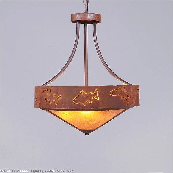 Bohemian Ceiling Lights with Beads, Tassels, and Colorful GlassBohemian Ceiling Lights with Beads, Tassels, and Colorful GlassAvalanche Ranch Ridgemont-Fish Cutout A44662AM-HR-02 Pendant Light - Rust Patina Bohemian Ceiling Lights with Beads, Tassels, and Colorful GlassBohemian Ceiling Lights with Beads, Tassels, and Colorful GlassAvalanche Ranch Ridgemont-Fish Cutout A44662AM-HR-02 Pendant Light - Rust Patina