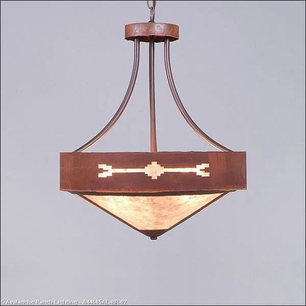Retro Ceiling Lights Inspired by the 1950s and 1960s DesignRetro Ceiling Lights Inspired by the 1950s and 1960s DesignAvalanche Ranch Ridgemont-Del Rio A44685AL-HR-02 Pendant Light - Rust Patina