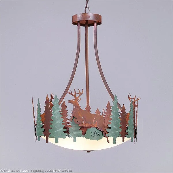 Chinese - Style Ceiling Lights with Red Lantern - Inspired DesignsChinese - Style Ceiling Lights with Red Lantern - Inspired DesignsAvalanche Ranch Crestline-Deer A44831FC-HR-04 Pendant Light - Pine Green/Rust Patina Chinese - Style Ceiling Lights with Red Lantern - Inspired DesignsChinese - Style Ceiling Lights with Red Lantern - Inspired DesignsAvalanche Ranch Crestline-Deer A44831FC-HR-04 Pendant Light - Pine Green/Rust Patina