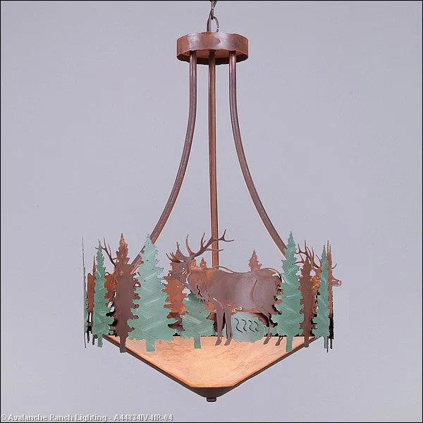 Art Nouveau Ceiling Lights with Organic, Flowing ShapesArt Nouveau Ceiling Lights with Organic, Flowing ShapesAvalanche Ranch Crestline-Elk A44834IV-HR-04 Pendant Light - Pine Green/Rust Patina Art Nouveau Ceiling Lights with Organic, Flowing ShapesArt Nouveau Ceiling Lights with Organic, Flowing ShapesAvalanche Ranch Crestline-Elk A44834IV-HR-04 Pendant Light - Pine Green/Rust Patina