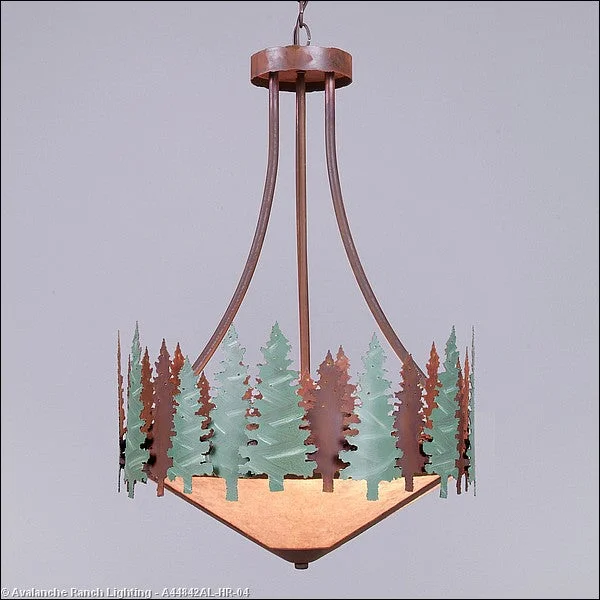 Indian - Themed Ceiling Lights with Intricate Filigree and Mirror WorkIndian - Themed Ceiling Lights with Intricate Filigree and Mirror WorkAvalanche Ranch Crestline-Pine Tree A44842AL-HR-04 Pendant Light - Pine Green/Rust Patina Indian - Themed Ceiling Lights with Intricate Filigree and Mirror WorkIndian - Themed Ceiling Lights with Intricate Filigree and Mirror WorkAvalanche Ranch Crestline-Pine Tree A44842AL-HR-04 Pendant Light - Pine Green/Rust Patina