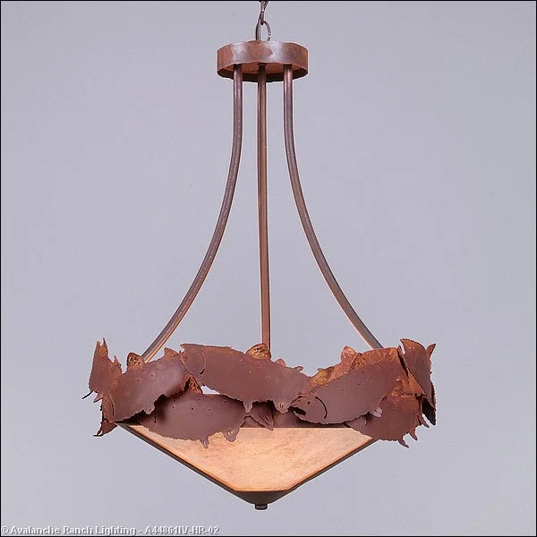 Gothic Ceiling Lights with Dark Metalwork and Pointed ArchesGothic Ceiling Lights with Dark Metalwork and Pointed ArchesAvalanche Ranch Crestline-Salmon A44861IV-HR-02 Pendant Light - Rust Patina Gothic Ceiling Lights with Dark Metalwork and Pointed ArchesGothic Ceiling Lights with Dark Metalwork and Pointed ArchesAvalanche Ranch Crestline-Salmon A44861IV-HR-02 Pendant Light - Rust Patina