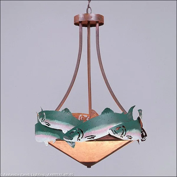 Mediterranean - Style Ceiling Lights with Terra - Cotta and Ceramic DetailsMediterranean - Style Ceiling Lights with Terra - Cotta and Ceramic DetailsAvalanche Ranch Crestline-Trout A44881AL-HR-05 Pendant Light - Fish/Rust Patina Mediterranean - Style Ceiling Lights with Terra - Cotta and Ceramic DetailsMediterranean - Style Ceiling Lights with Terra - Cotta and Ceramic DetailsAvalanche Ranch Crestline-Trout A44881AL-HR-05 Pendant Light - Fish/Rust Patina