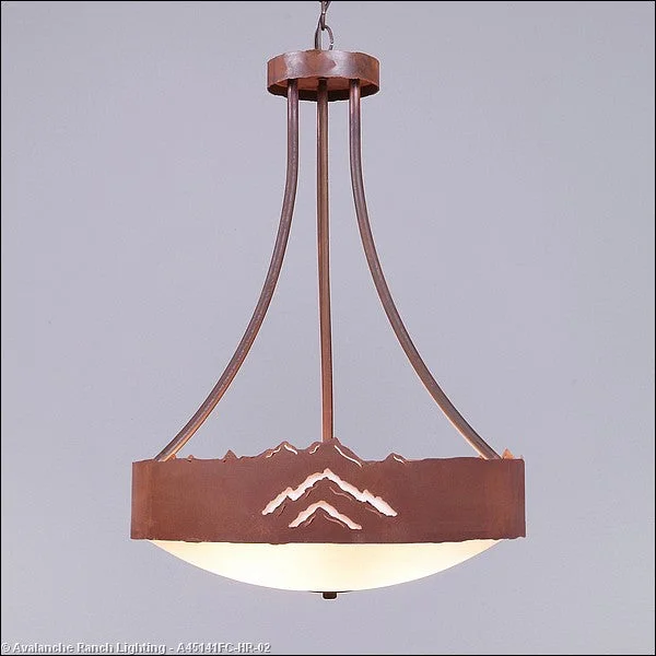 Art Deco Ceiling Lights with Geometric Patterns and Metallic FinishesArt Deco Ceiling Lights with Geometric Patterns and Metallic FinishesAvalanche Ranch Ridgemont-Mountain Cutout A45141FC-HR-02 Pendant Light - Rust Patina Art Deco Ceiling Lights with Geometric Patterns and Metallic FinishesArt Deco Ceiling Lights with Geometric Patterns and Metallic FinishesAvalanche Ranch Ridgemont-Mountain Cutout A45141FC-HR-02 Pendant Light - Rust Patina