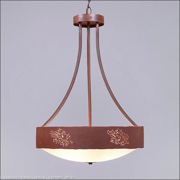 Mid - Century Modern Ceiling Lights with Simple, Sleek LinesMid - Century Modern Ceiling Lights with Simple, Sleek LinesAvalanche Ranch Ridgemont-Cedar Bough Cutout A45148FC-HR-02 Pendant Light - Rust Patina Mid - Century Modern Ceiling Lights with Simple, Sleek LinesMid - Century Modern Ceiling Lights with Simple, Sleek LinesAvalanche Ranch Ridgemont-Cedar Bough Cutout A45148FC-HR-02 Pendant Light - Rust Patina