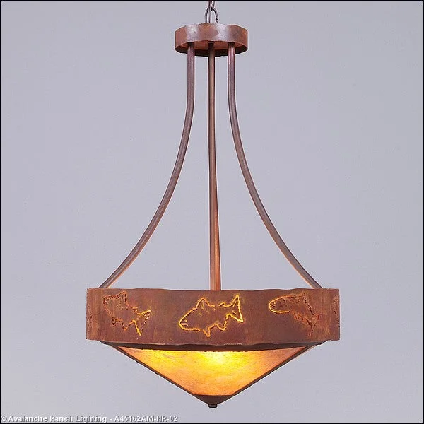 Tropical - Themed Ceiling Lights with Palm - Leaf Shapes and Rattan WrapsTropical - Themed Ceiling Lights with Palm - Leaf Shapes and Rattan WrapsAvalanche Ranch Ridgemont-Fish Cutout A45162AM-HR-02 Pendant Light - Rust Patina Tropical - Themed Ceiling Lights with Palm - Leaf Shapes and Rattan WrapsTropical - Themed Ceiling Lights with Palm - Leaf Shapes and Rattan WrapsAvalanche Ranch Ridgemont-Fish Cutout A45162AM-HR-02 Pendant Light - Rust Patina