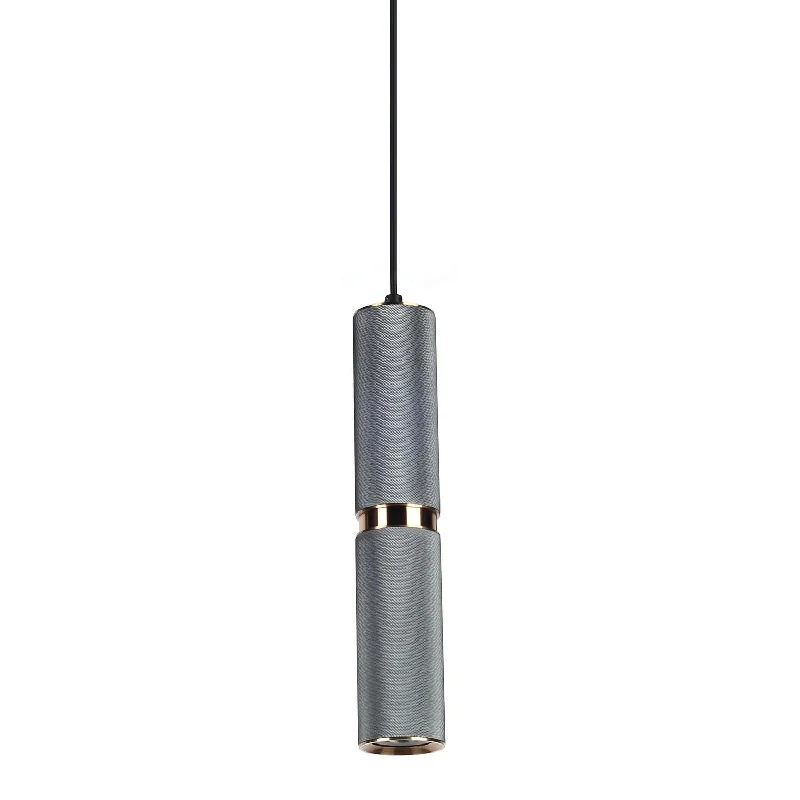 Indian - Themed Ceiling Lights with Intricate Filigree and Mirror WorkIndian - Themed Ceiling Lights with Intricate Filigree and Mirror WorkAvenue Cicada HF1077-BLG Pendant Light - Knurled Light Grey With Aged Brass Accents