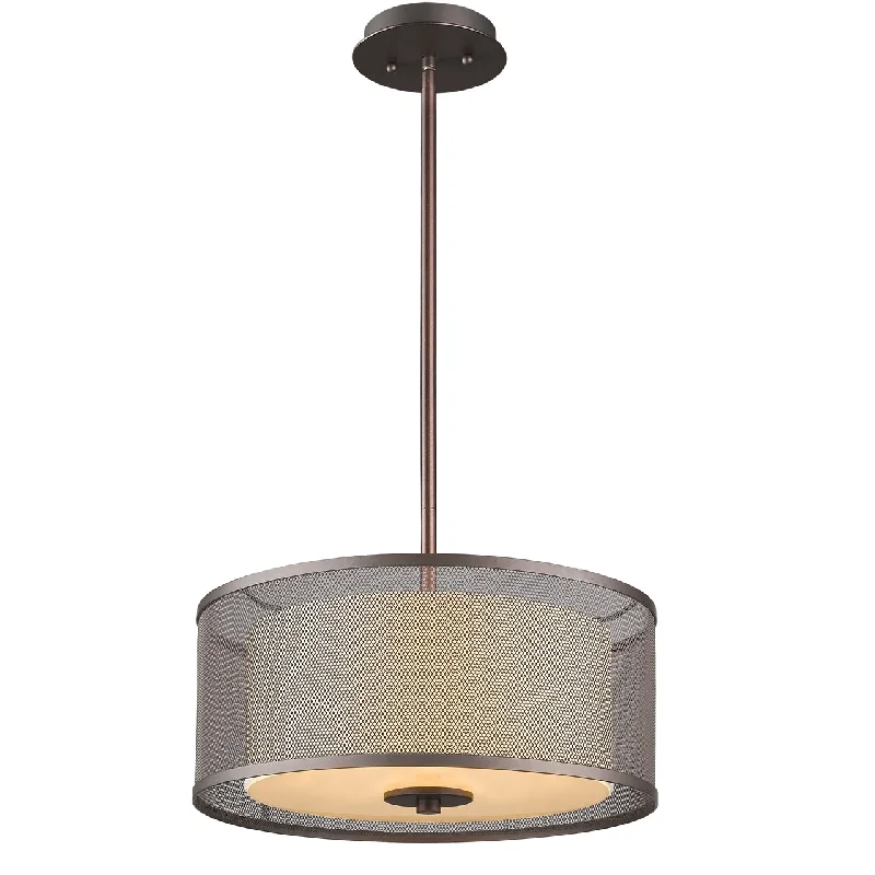 Tropical - Themed Ceiling Lights with Palm - Leaf Shapes and Rattan WrapsTropical - Themed Ceiling Lights with Palm - Leaf Shapes and Rattan WrapsChloe Lighting CH28033RB15-DP3 Audrey Transitional 3 Light Rubbed Bronze Ceiling Pendant 15`` Wide