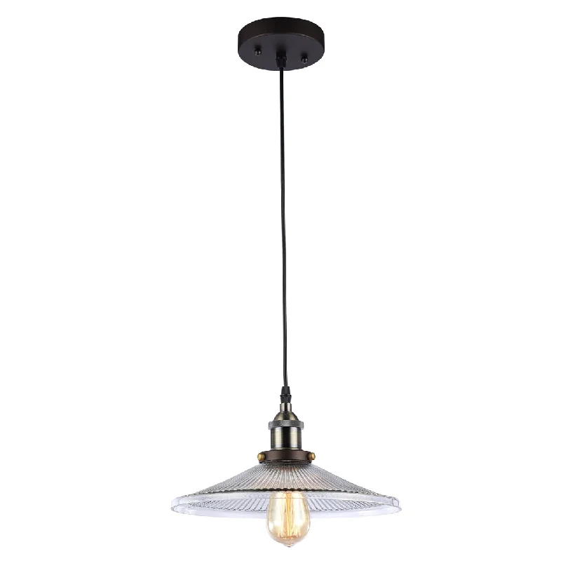 Tropical - Themed Ceiling Lights with Palm - Leaf Shapes and Rattan WrapsTropical - Themed Ceiling Lights with Palm - Leaf Shapes and Rattan WrapsChloe Lighting CH58035RB12-DP1 Butler Industrial-Style 1 Light Rubbed Bronze Ceiling Mini Pendant 12`` Wide