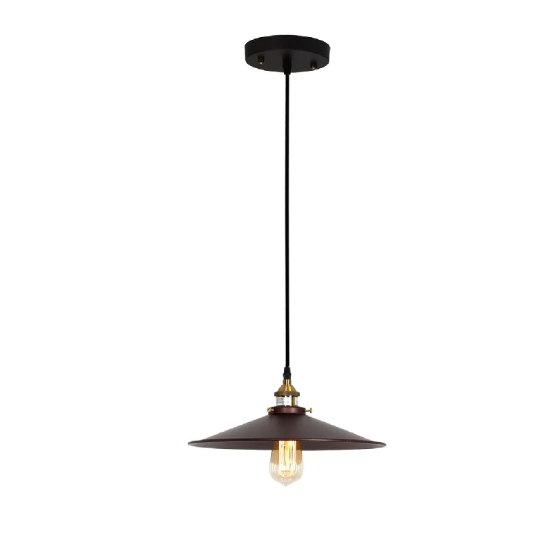 Industrial Style Ceiling Lights with Exposed Bulbs and Metal CagesIndustrial Style Ceiling Lights with Exposed Bulbs and Metal CagesChloe Lighting CH6D817RB14-DP1 Coenburg Industrial 1 Light Oil Rubbed Bronze Ceiling Pendant 14`` Wide
