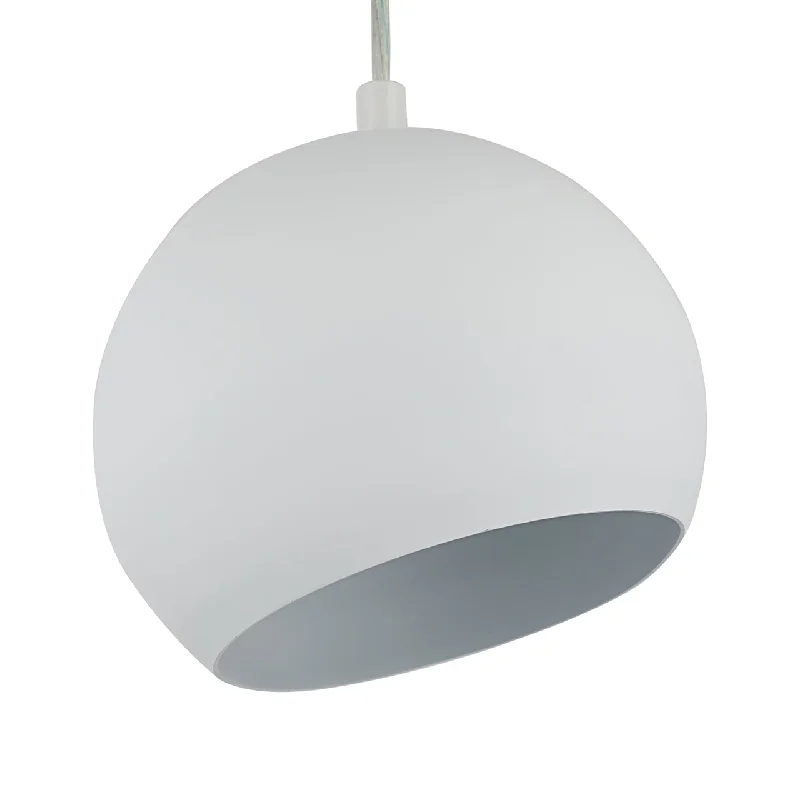 Art Deco Ceiling Lights with Geometric Patterns and Metallic FinishesArt Deco Ceiling Lights with Geometric Patterns and Metallic FinishesChloe Lighting CH8S463WH08-DP1 Ironclad Contemporary-Style 1 Light Matt White Ceiling Mini Pendant 8`` Wide