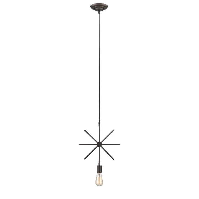 Victorian - Inspired Ceiling Lights with Ornate Crystal ChandeliersVictorian - Inspired Ceiling Lights with Ornate Crystal ChandeliersChloe Lighting CH2D099RB13-DP1 Ironclad Industrial-Style 1 Light Rubbed Bronze Ceiling Mini Pendant 13`` Wide