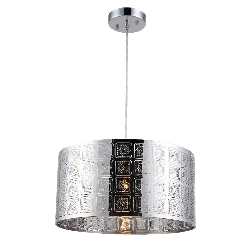 Indian - Themed Ceiling Lights with Intricate Filigree and Mirror WorkIndian - Themed Ceiling Lights with Intricate Filigree and Mirror WorkChloe Lighting CH8H981CM15-DP1 Sierra Farmhouse 1 Light Chrome Ceiling Pendant 15`` Wide