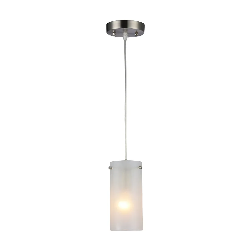 Industrial Style Ceiling Lights with Exposed Bulbs and Metal CagesIndustrial Style Ceiling Lights with Exposed Bulbs and Metal CagesChloe Lighting CH28068BN04-DP1 Ulla Transitional 1 Light Brushed Nickel Mini Pendant 4`` Wide