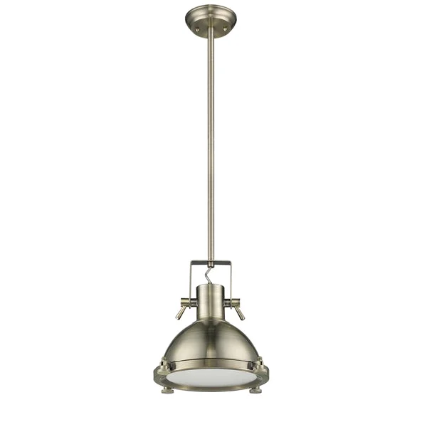 Mid - Century Modern Ceiling Lights with Simple, Sleek LinesMid - Century Modern Ceiling Lights with Simple, Sleek LinesChloe Lighting CH58024AB13-DP1 Walter Industrial-Style 1 Light Antique Brass Ceiling Mini Pendant 13`` Shade