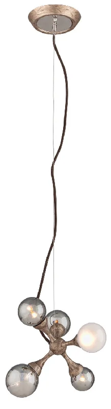 Art Deco Ceiling Lights with Geometric Patterns and Metallic FinishesArt Deco Ceiling Lights with Geometric Patterns and Metallic FinishesCorbett Element 206-45 Pendant Light - Vienna Bronze