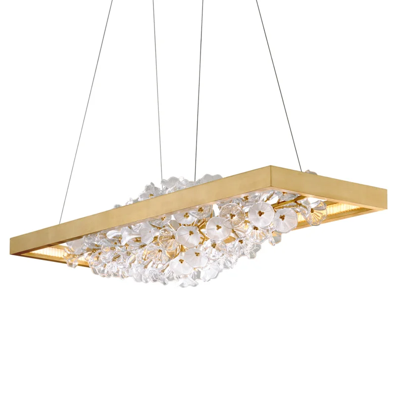 Victorian - Inspired Ceiling Lights with Ornate Crystal ChandeliersVictorian - Inspired Ceiling Lights with Ornate Crystal ChandeliersCorbett Jasmine 268-51-GL Pendant Light - Gold Leaf