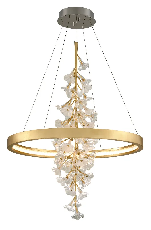 Metal Ceiling Lights in Brass, Copper, Stainless Steel, and IronMetal Ceiling Lights in Brass, Copper, Stainless Steel, and IronCorbett Jasmine 268-72 Pendant Light - Gold Leaf