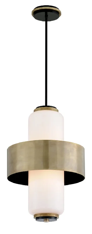 Contemporary Ceiling Lights with Unique, Abstract ShapesContemporary Ceiling Lights with Unique, Abstract ShapesCorbett Melrose 275-44-VB/SBK Pendant Light - Vintage Brass