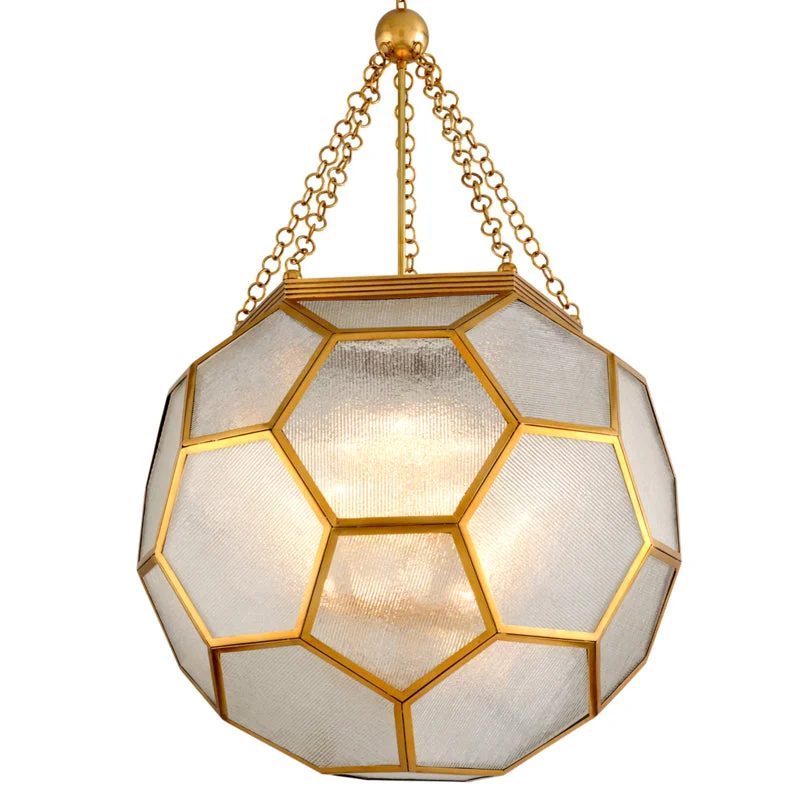 Art Nouveau Ceiling Lights with Organic, Flowing ShapesArt Nouveau Ceiling Lights with Organic, Flowing ShapesCorbett Hexsation 301-712 Pendant Light - Vintage Brass