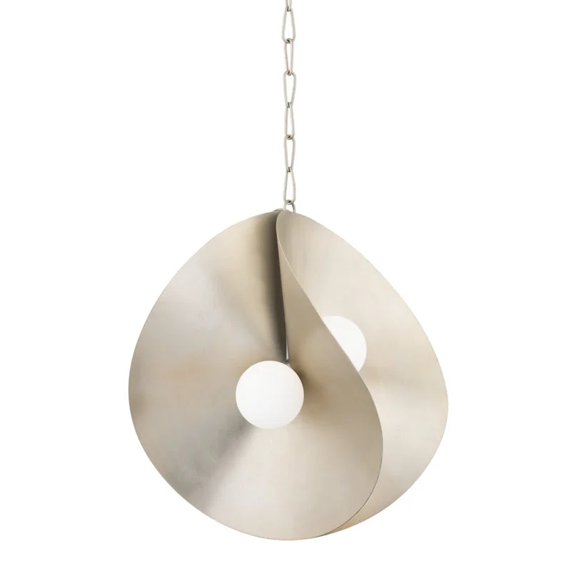 Victorian - Inspired Ceiling Lights with Ornate Crystal ChandeliersVictorian - Inspired Ceiling Lights with Ornate Crystal ChandeliersCorbett Peony 330-24-WSL Pendant Light - Warm Silver Leaf