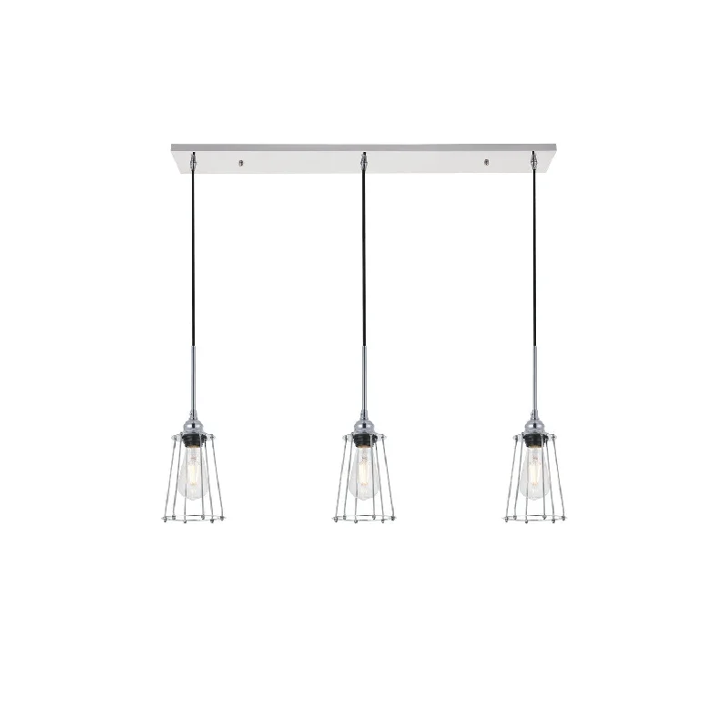 Art Nouveau Ceiling Lights with Organic, Flowing ShapesArt Nouveau Ceiling Lights with Organic, Flowing ShapesElegant Auspice LD4047D38C Pendant Light - Chrome