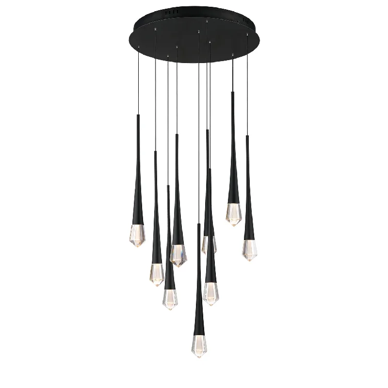 Bohemian Ceiling Lights with Beads, Tassels, and Colorful GlassBohemian Ceiling Lights with Beads, Tassels, and Colorful GlassPierce LED Pendant