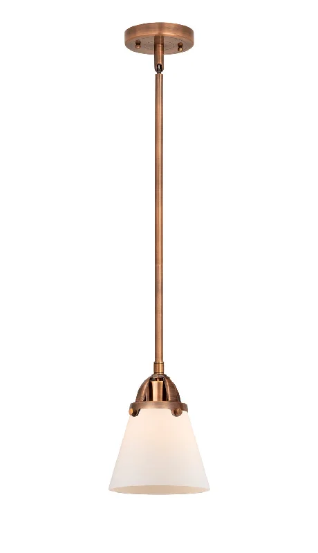 Industrial Style Ceiling Lights with Exposed Bulbs and Metal CagesIndustrial Style Ceiling Lights with Exposed Bulbs and Metal CagesOne Light Mini Pendant