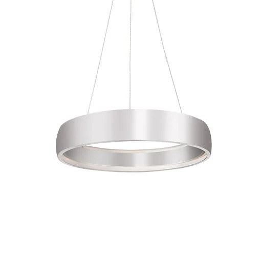 Tropical - Themed Ceiling Lights with Palm - Leaf Shapes and Rattan WrapsTropical - Themed Ceiling Lights with Palm - Leaf Shapes and Rattan WrapsKuzco PD22723 Halo LED Circular Pendant