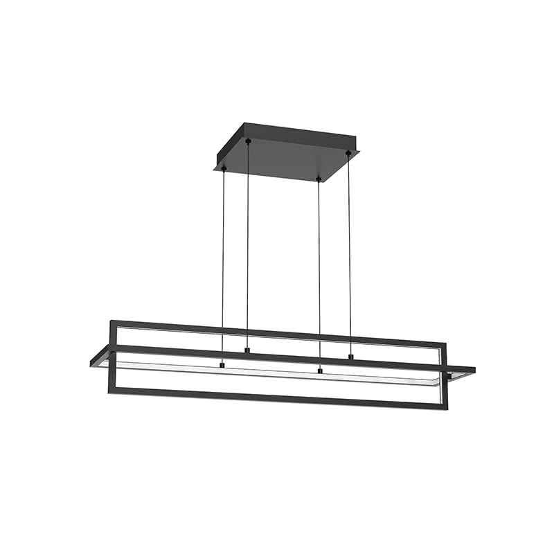 Mediterranean - Style Ceiling Lights with Terra - Cotta and Ceramic DetailsMediterranean - Style Ceiling Lights with Terra - Cotta and Ceramic DetailsKuzco LP16236 Mondrian 36" LED Linear Pendant