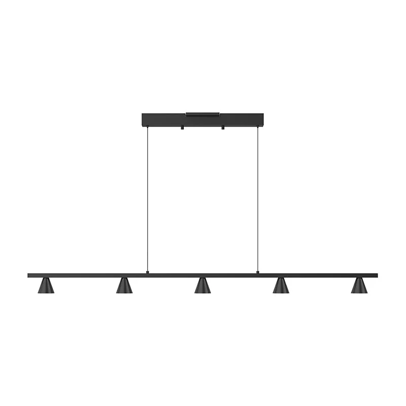 Japanese - Inspired Ceiling Lights with Shoji - Screen - like DiffusersJapanese - Inspired Ceiling Lights with Shoji - Screen - like DiffusersKuzco LP19947 Dune 5-lt 48" LED Pendant