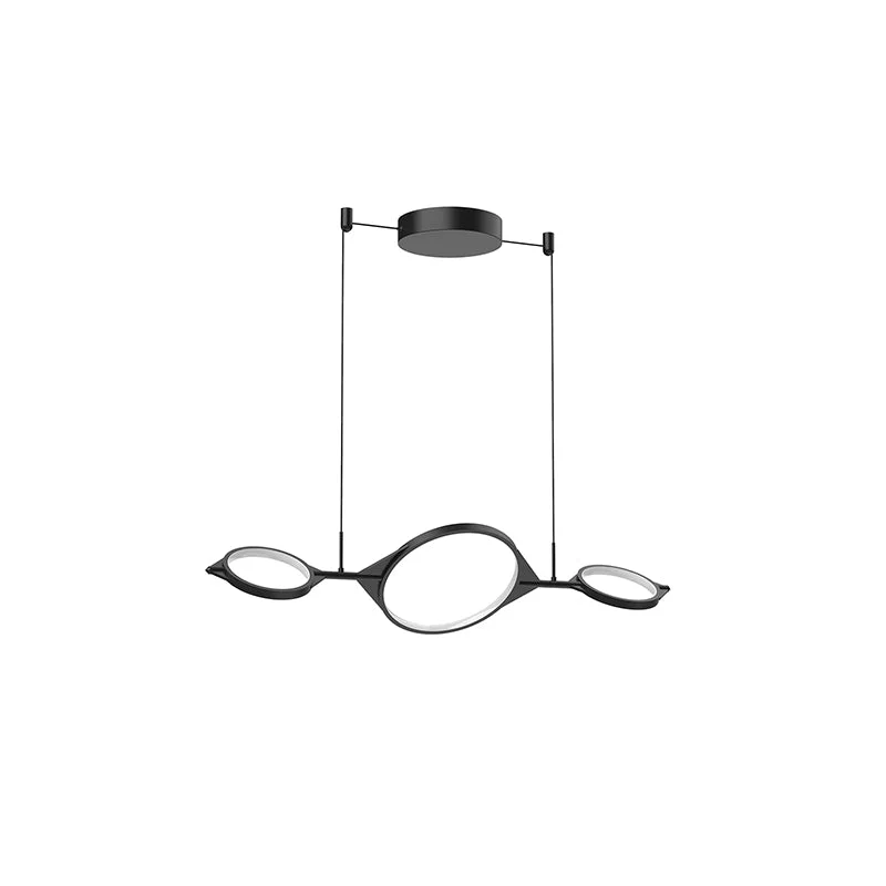 Mediterranean - Style Ceiling Lights with Terra - Cotta and Ceramic DetailsMediterranean - Style Ceiling Lights with Terra - Cotta and Ceramic DetailsKuzco LP84434 Serif 34" LED Linear Pendant