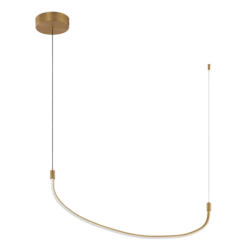 Retro Ceiling Lights Inspired by the 1950s and 1960s DesignRetro Ceiling Lights Inspired by the 1950s and 1960s DesignKuzco LP89036 Talis 1- lt 37" LED Linear Pendant