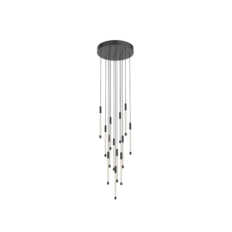 Scandinavian Style Ceiling Lights with Light Wood AccentsScandinavian Style Ceiling Lights with Light Wood AccentsKuzco MP75113 Motif 13" LED Multi-Pendant