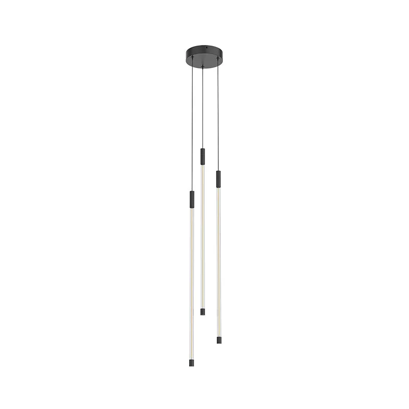 Industrial Style Ceiling Lights with Exposed Bulbs and Metal CagesIndustrial Style Ceiling Lights with Exposed Bulbs and Metal CagesKuzco MP75227 Motif 6" LED Multi-Pendant