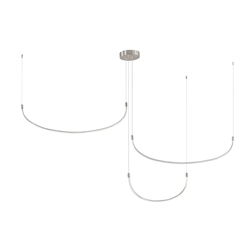 Retro Ceiling Lights Inspired by the 1950s and 1960s DesignRetro Ceiling Lights Inspired by the 1950s and 1960s DesignKuzco MP89370 Talis 3- lt 71" LED Pendant