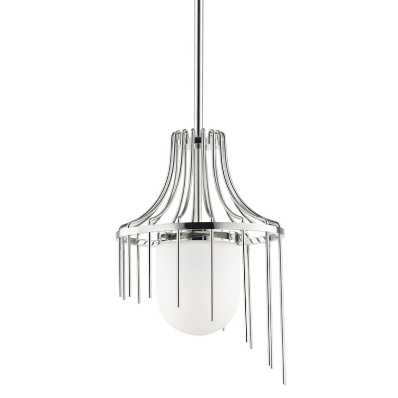 Chinese - Style Ceiling Lights with Red Lantern - Inspired DesignsChinese - Style Ceiling Lights with Red Lantern - Inspired DesignsMitzi Kylie H266701S-PN Pendant Light - Polished Nickel